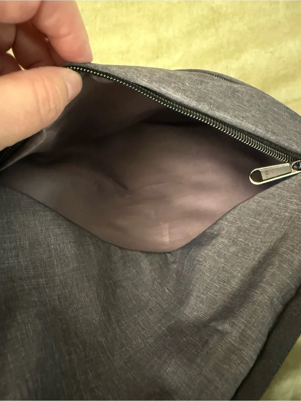 Wander+ Men's Gray Crossbody Sling Bag - Minimal Daily Carry #OSP